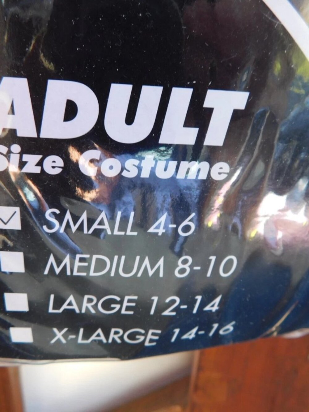 Halloween Womens Skeleton Hooded Dress RUBIES Halloween Costume Size Small - Picture 4 of 5